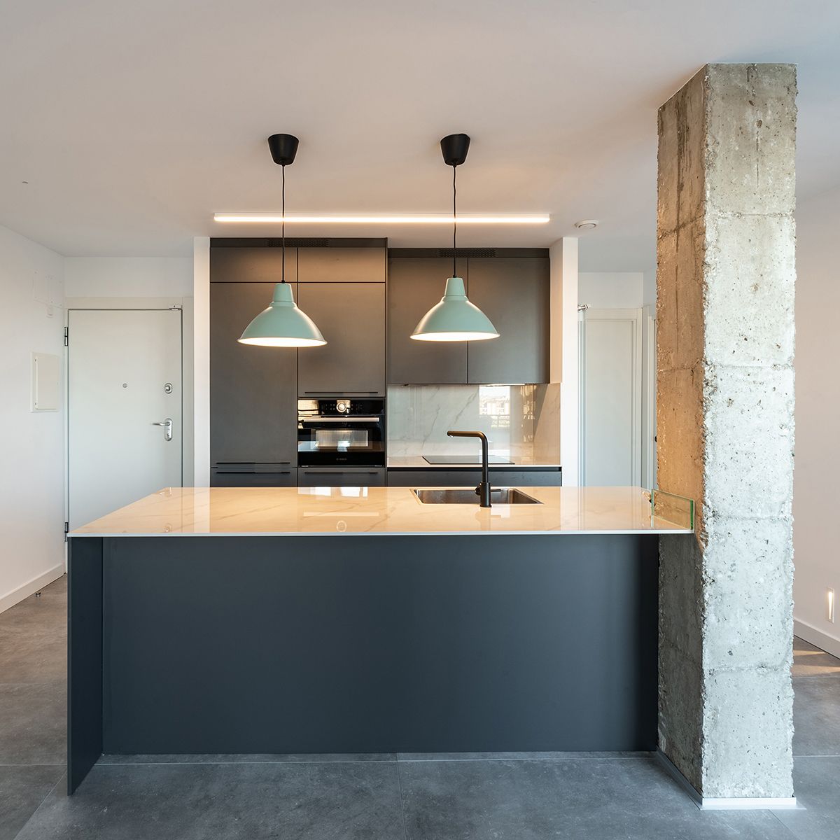 Cocina diseño con isla